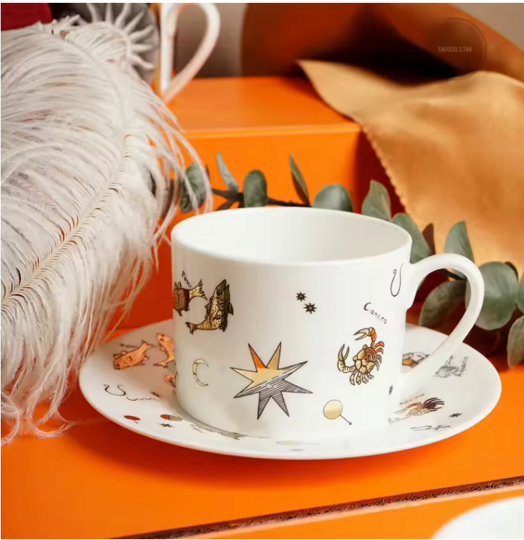 Tasse Blanche étoilé